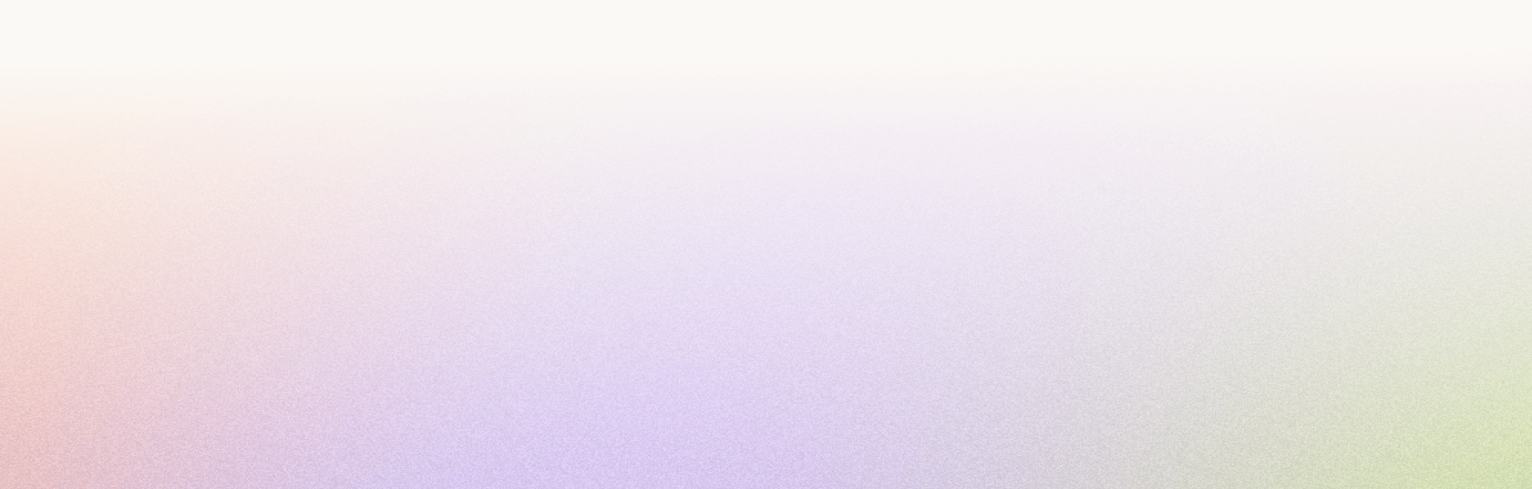 Tangerine + Purple + Lime Gradient Background.