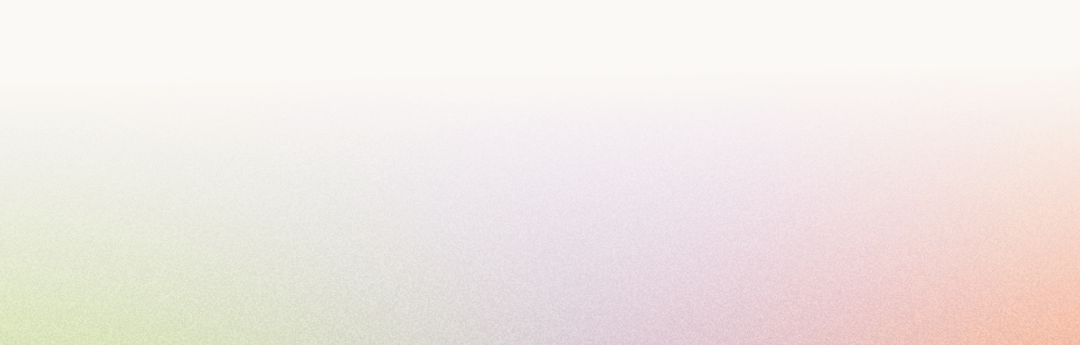 Lime + Lavender + Tangerine Gradient Background.