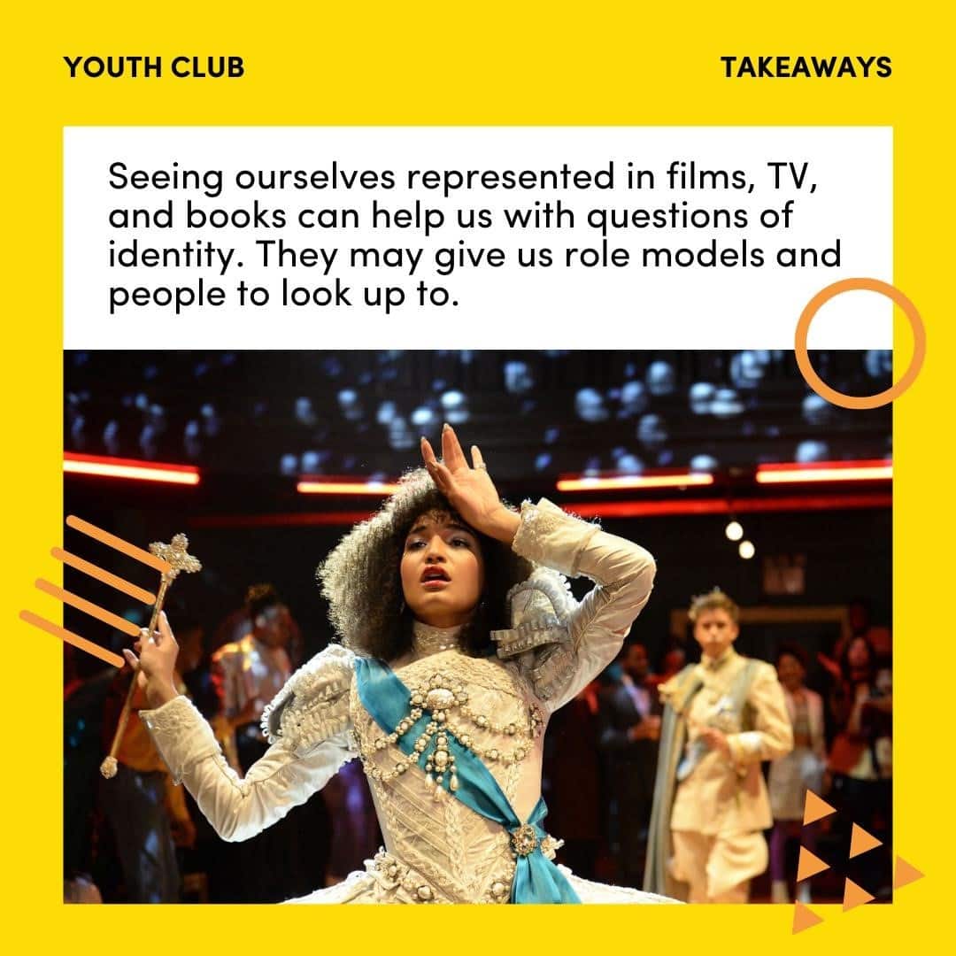 Digital content for Mosaic Trust having a title 'YOUTH CLUB TAKEAWAYS' and there is a picture of a person put her hand over her head.