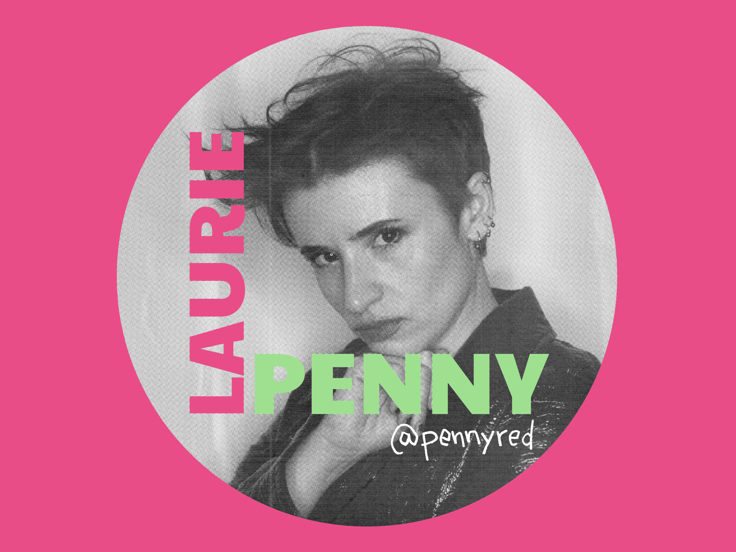 Logo for Laurie Penny a writer on Substack Writers