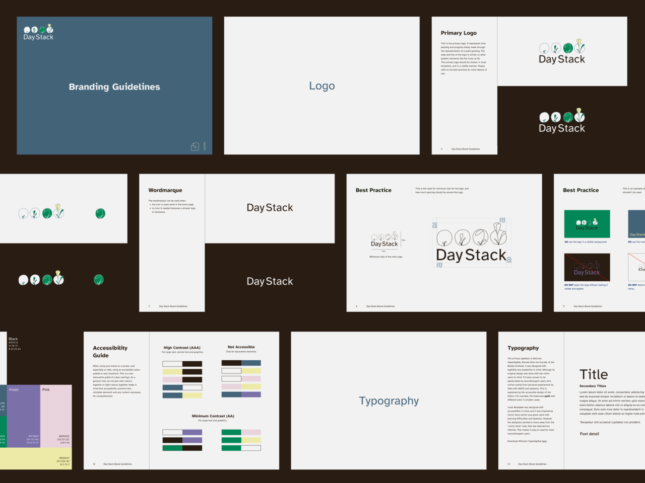 brand guidelines multi-page document